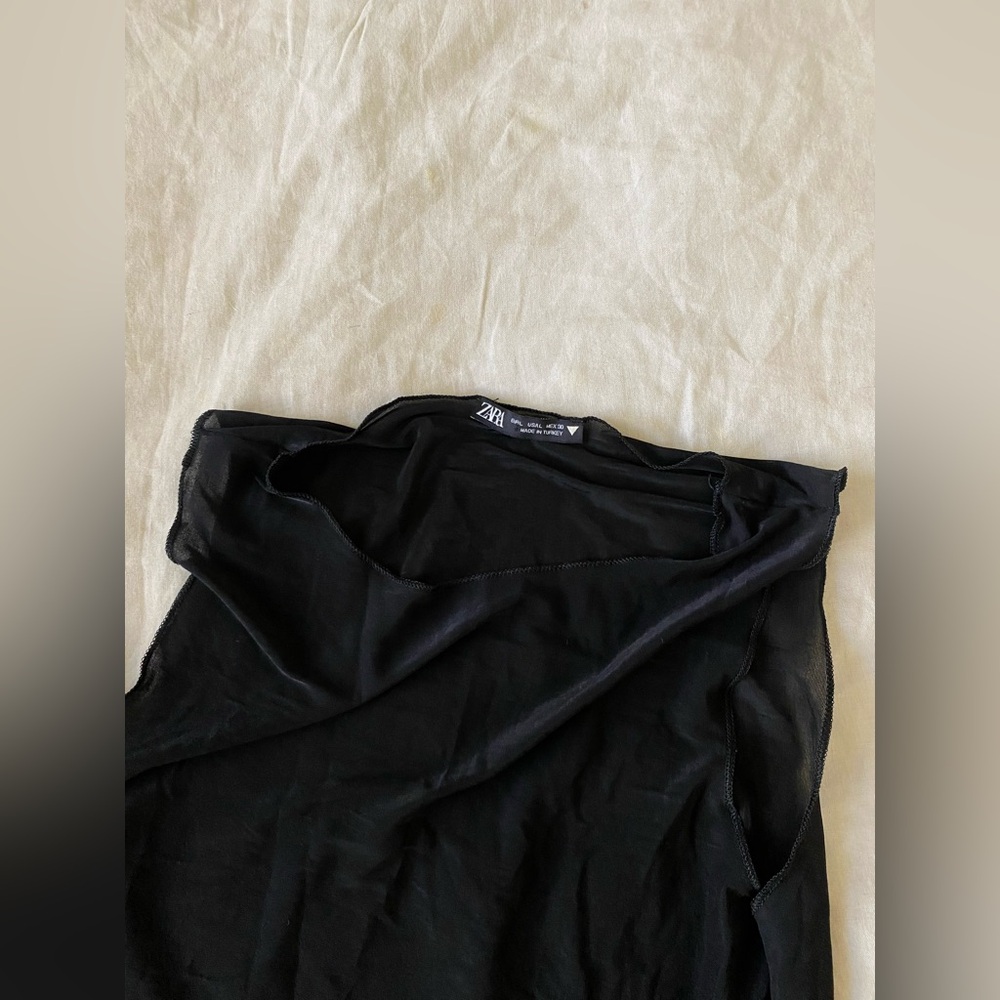 Zara Sheer Black Maxi